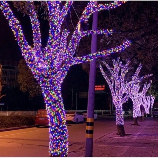 Dây đèn led 7 màu trag trí 30m