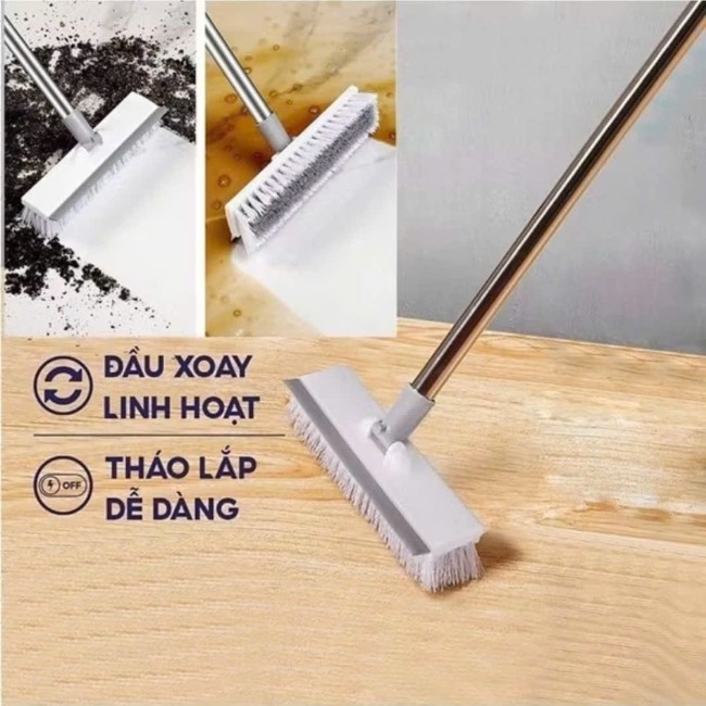 Chổi chà sàn nhà màu trắng 23x110cm