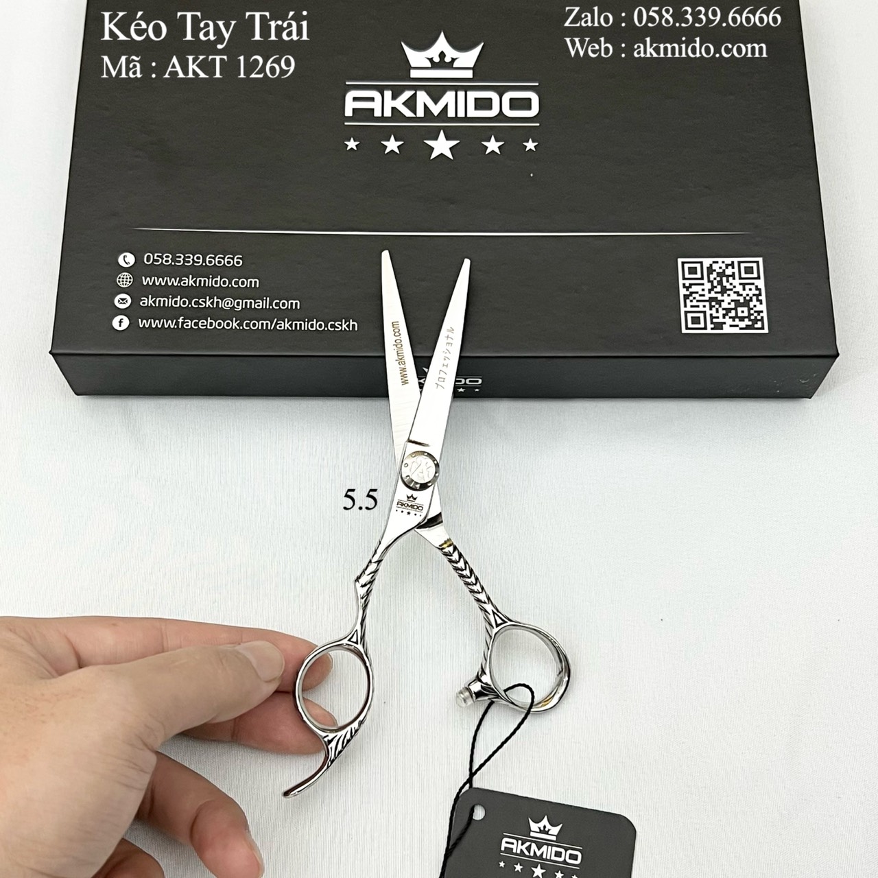 Kéo Cắt Tóc AKMIDO AKT 1269