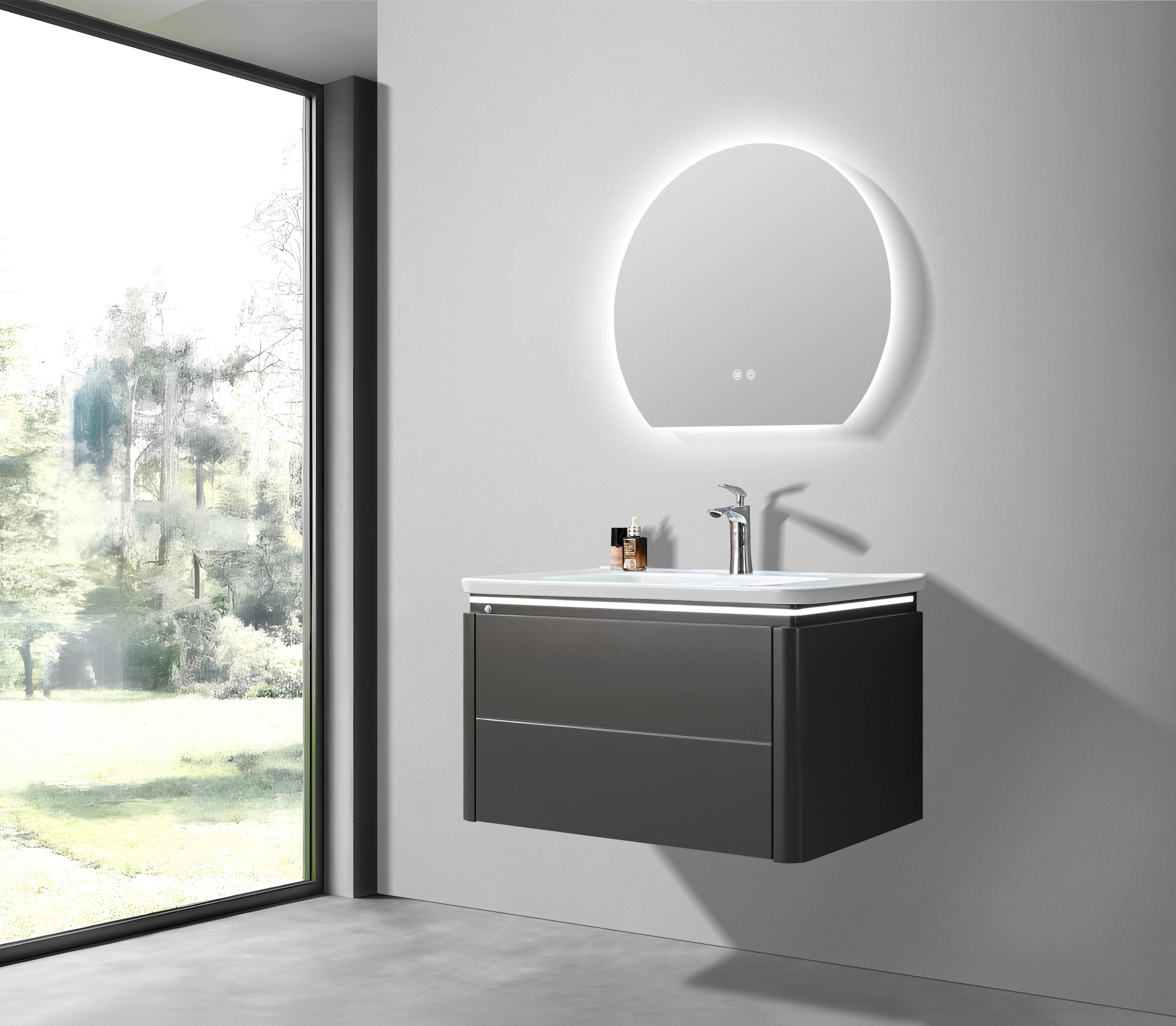 SP-1024 Bộ tủ phòng tắm nhựa PVC cao cấp đèn cảm ứng SELTA