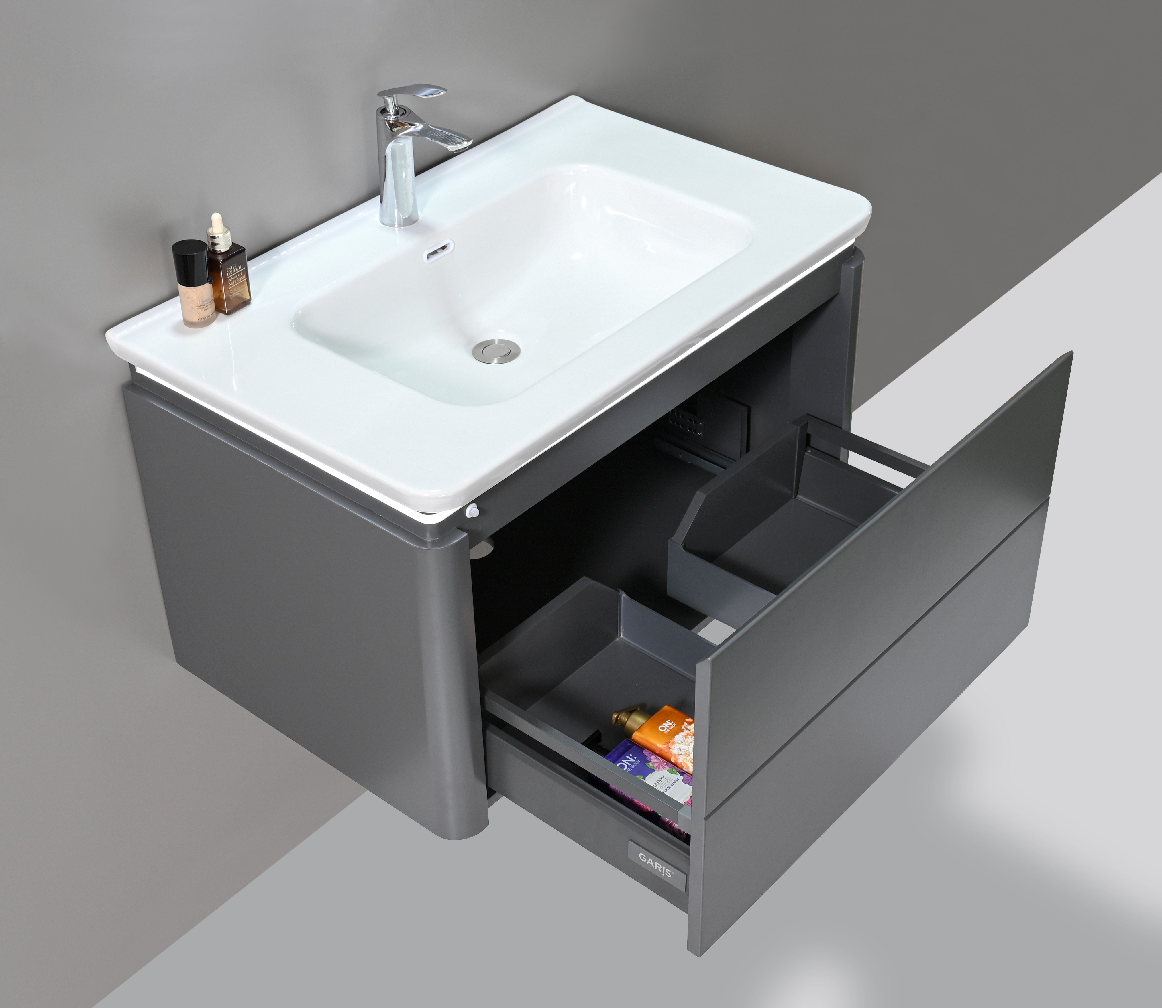 SP-1024 Bộ tủ phòng tắm nhựa PVC cao cấp đèn cảm ứng SELTA