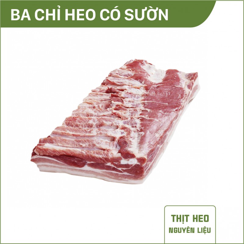 Ba chỉ heo có sườn NL