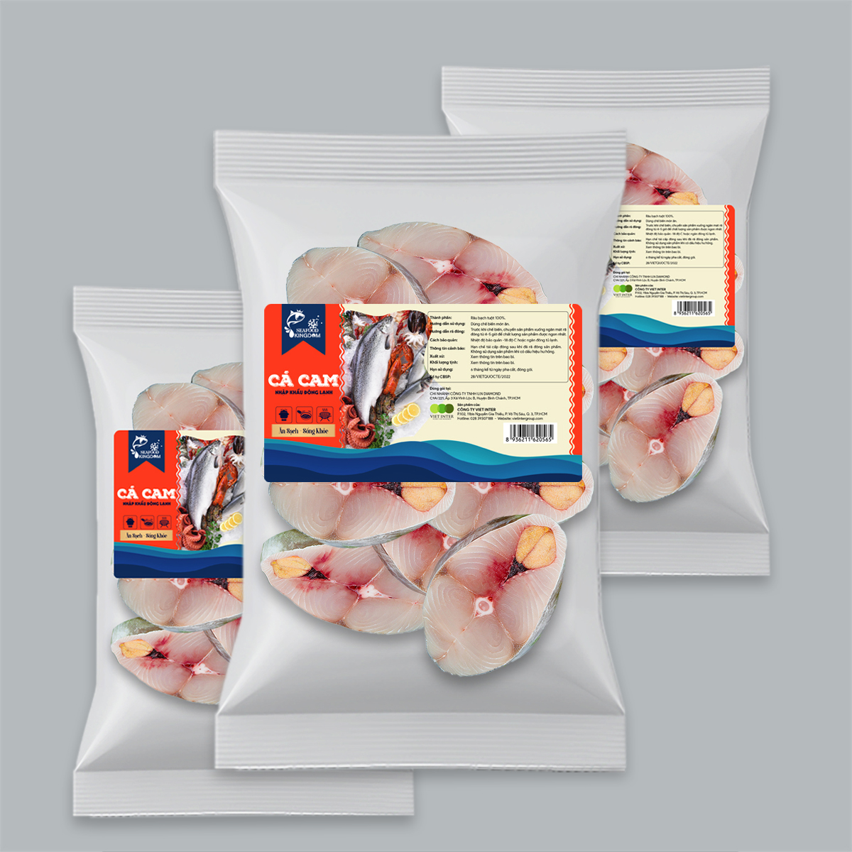 Cá cam nhập khẩu đông lạnh Seafood Kingdom (khay 500g) – Hàn Quốc