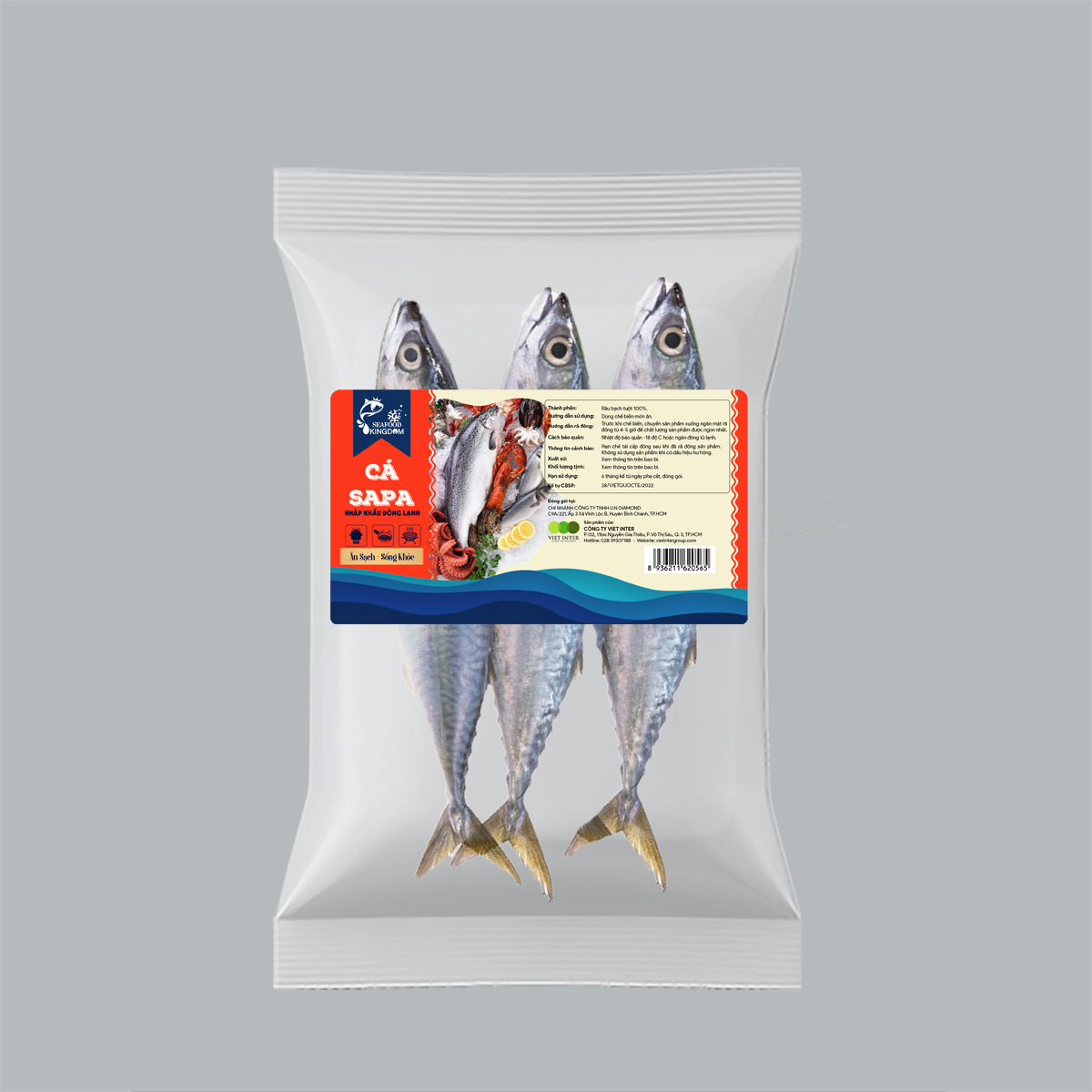 Cá saba nhập khẩu đông lạnh Seafood Kingdom (khay 500g)