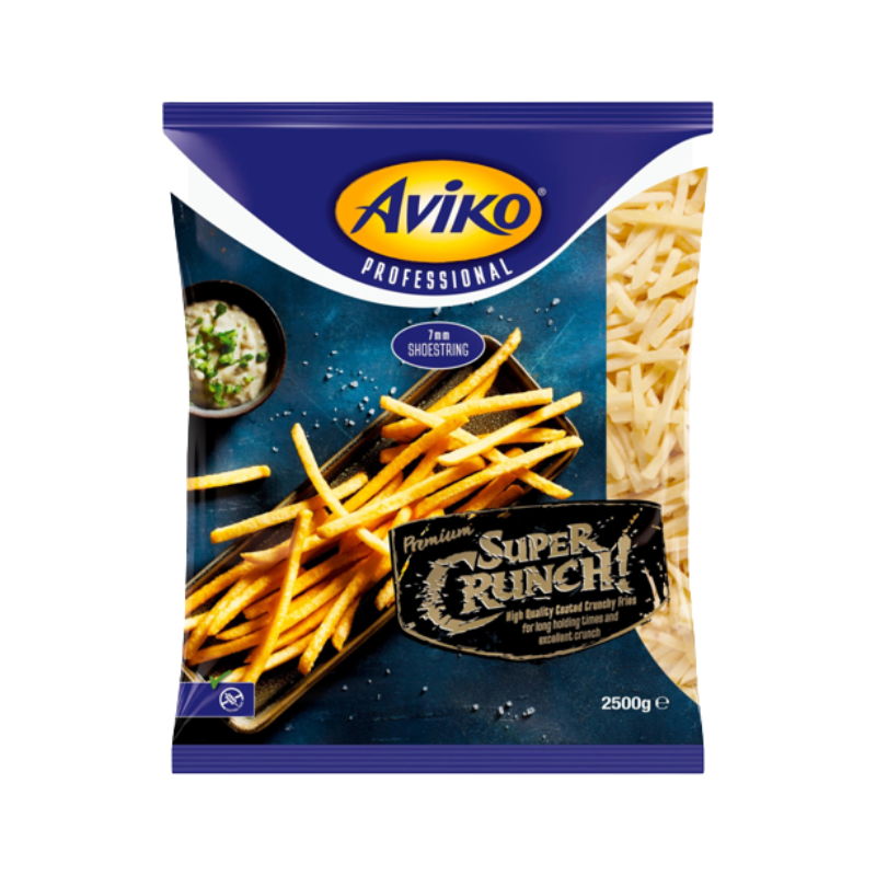 KHOAI TÂY CẮT THẲNG SUPERCRUNCH SALT 1/4 - 7MM