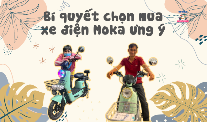 Bí quyết chọn mua xe điện Moka ưng ý