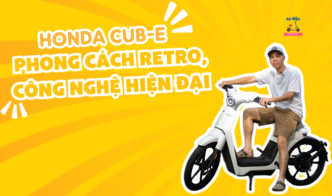 Xe điện Honda Cub-E - Phong cách retro, công nghệ hiện đại