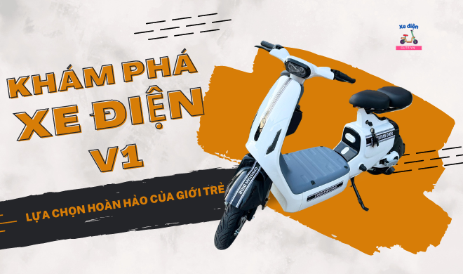 Khám phá xe điện Hottrend V1 - Lựa chọn hoàn hảo cho giới trẻ