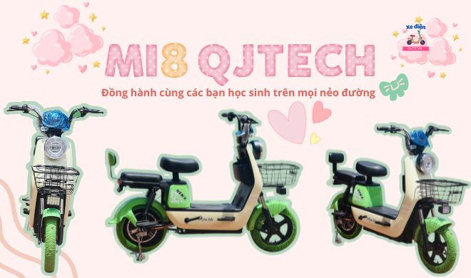 Mi8 QJTech - Đồng hành cùng các bạn học sinh trên mọi nẻo đường