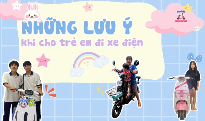 Những lưu ý khi cho trẻ em đi xe điện
