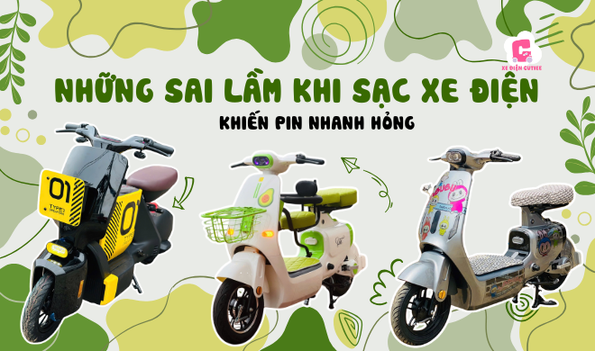 Những sai lầm khi sạc xe điện khiến pin nhanh hỏng