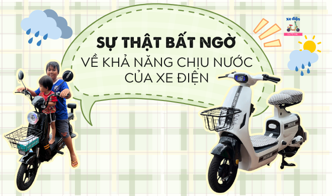 Sự thật bất ngờ về khả năng chịu nước của xe điện