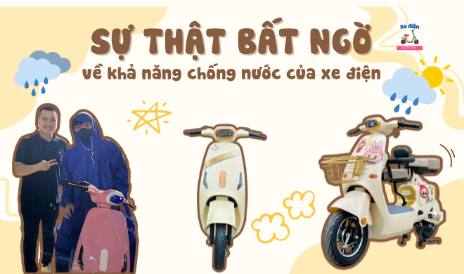 Sự thật bất ngờ về khả năng chống nước của xe điện