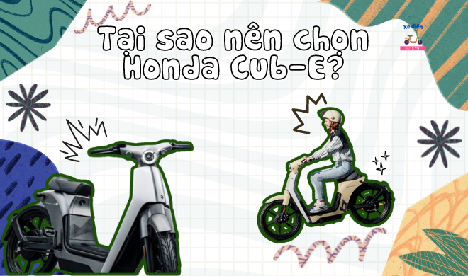 Tại sao nên chọn xe đạp điện Honda Cub-E?