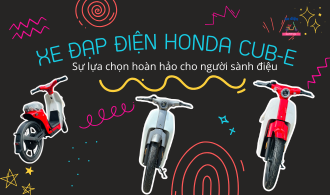 Xe đạp điện Honda Cub-E - Sự lựa chọn hoàn hảo cho người sành điệu