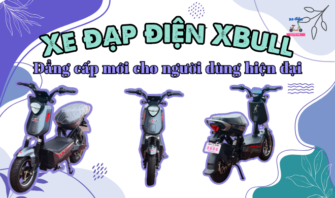 Xe đạp điện XBull - Đẳng cấp mới cho người dùng hiện đại