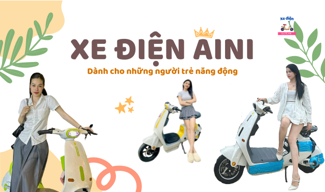 Xe điện Aini - Dành cho những người trẻ năng động