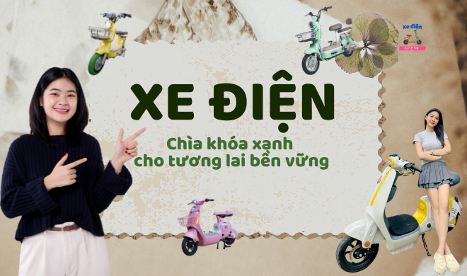 Xe điện - Chìa khóa xanh cho tương lai bền vững