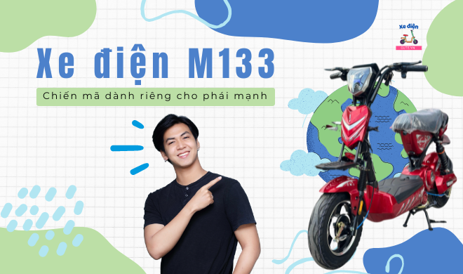 Xe điện M133 - Chiến mã dành riêng cho phái mạnh