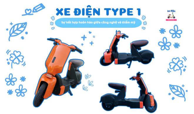 Xe điện Type 1 - Sự kết hợp hoàn hảo giữa công nghệ và thẩm mỹ