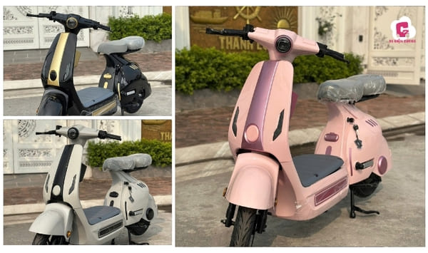 Xe máy điện cho học sinh nữ cấp 2 V2 sở hữu thiết kế thanh thoát và nhỏ gọn