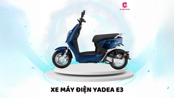 Yadea E3 là mẫu xe máy điện giá 19 triệu có thiết kế tối giản và hiện đại