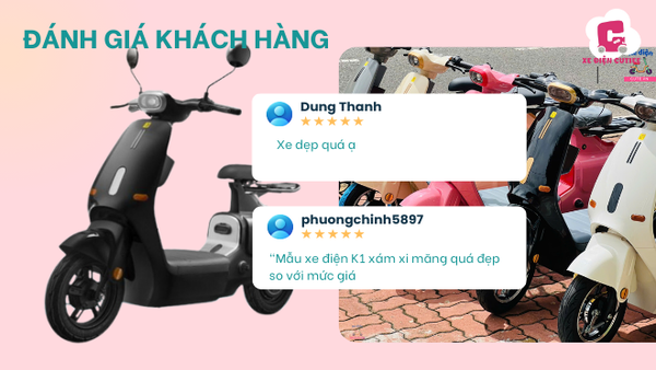 Đánh giá của khách hàng về xe đạp điện cho học sinh Hottrend K1
