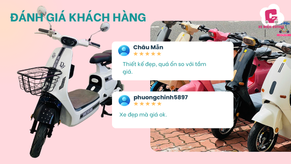 Đánh giá của khách hàng đối với dòng xe đạp điện cho học sinh V2