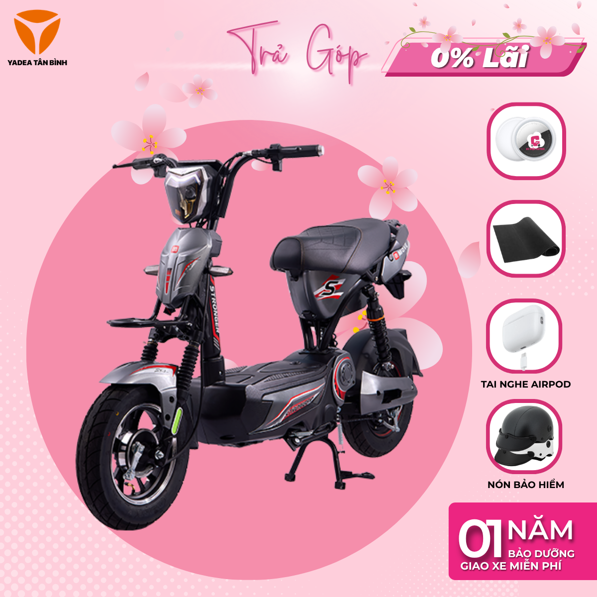 Xe Điện M133 PRO MAX - 1 Lần Sạc Đầy 60KM - Xediencutiee