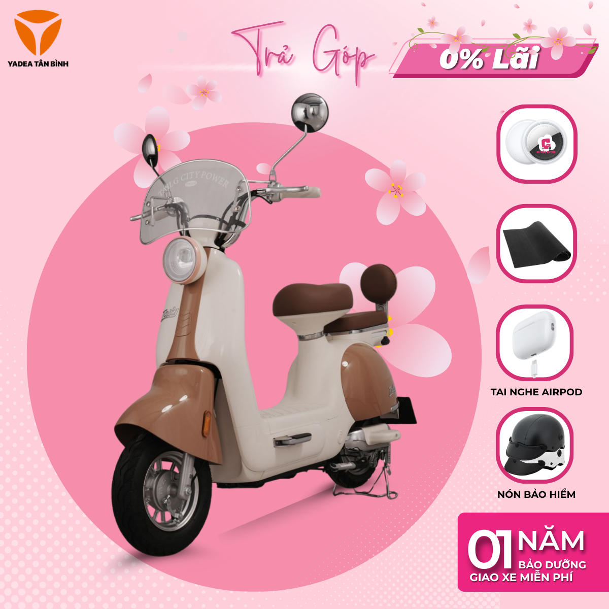 Xe Máy Điện TAILG JS50 - 60KM 1 Lần Sạc