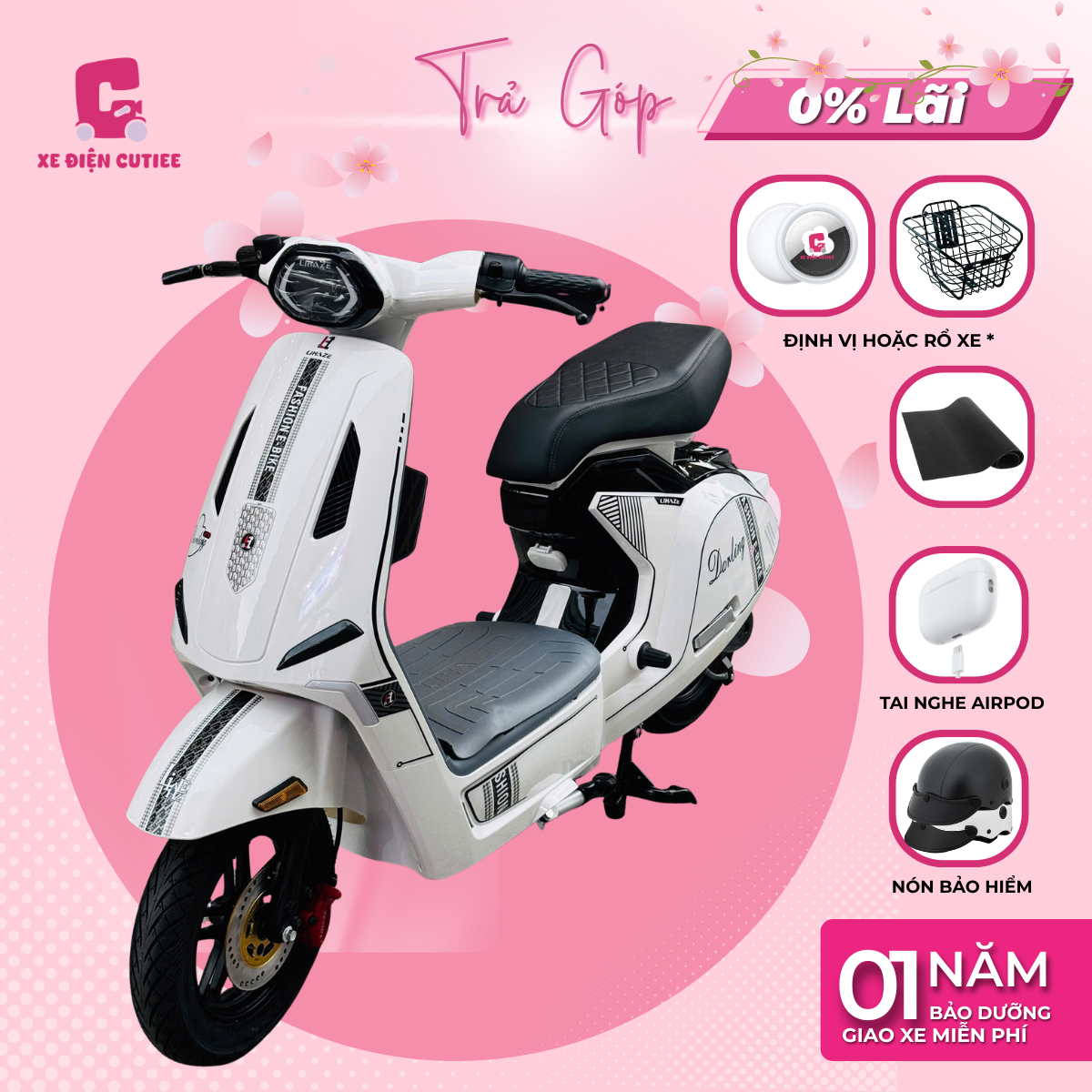 Xe Đạp Điện Lihaze Z5 - 2026 (Có Bàn Đạp)