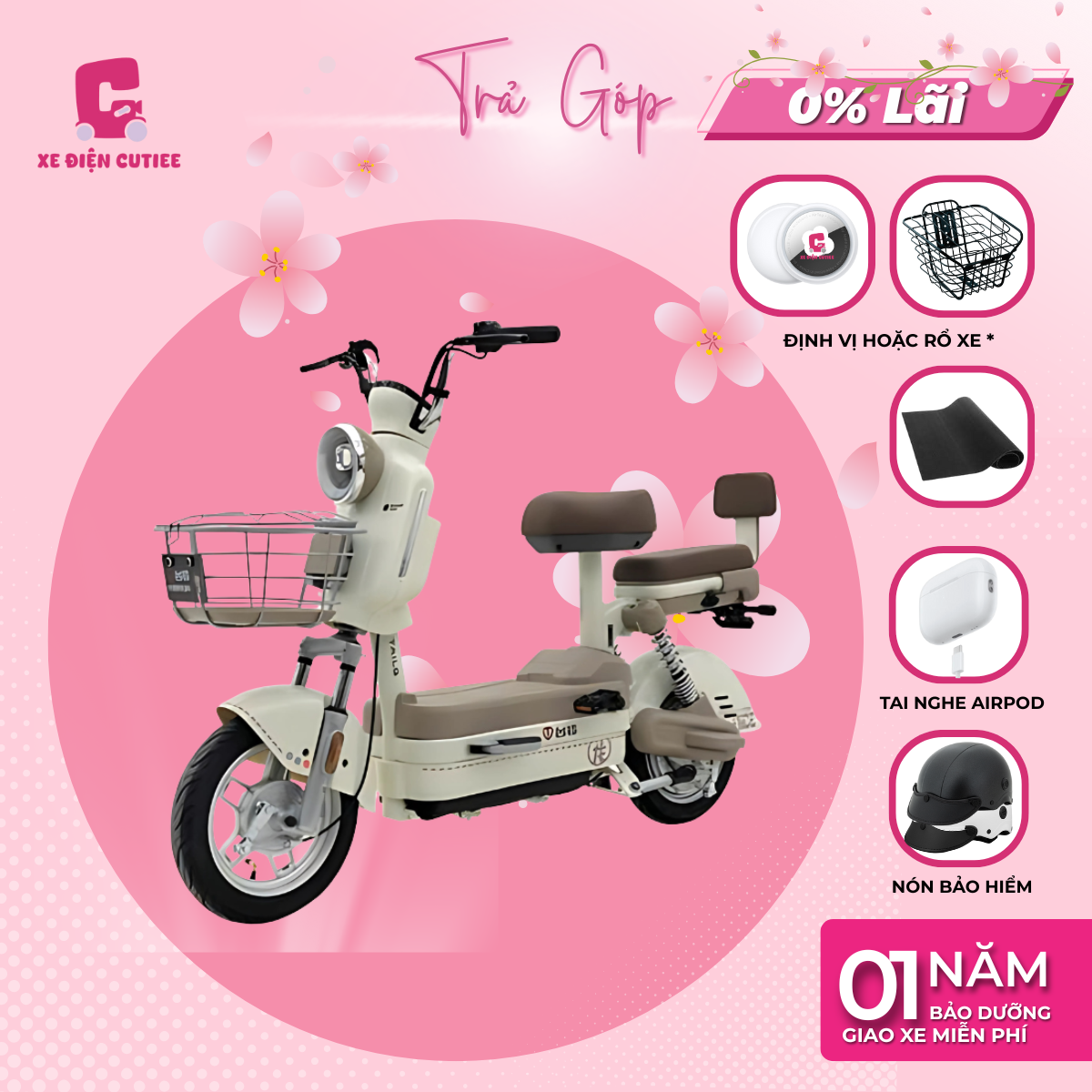 Xe Đạp Điện TAILG JS32- Chính Hãng TAILG - Xe Điện Cutiee