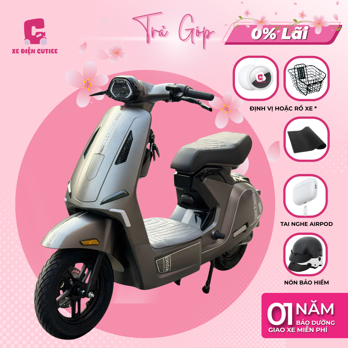 Xe Đạp Điện Lihaze Z5 - 2026 (Có Bàn Đạp)