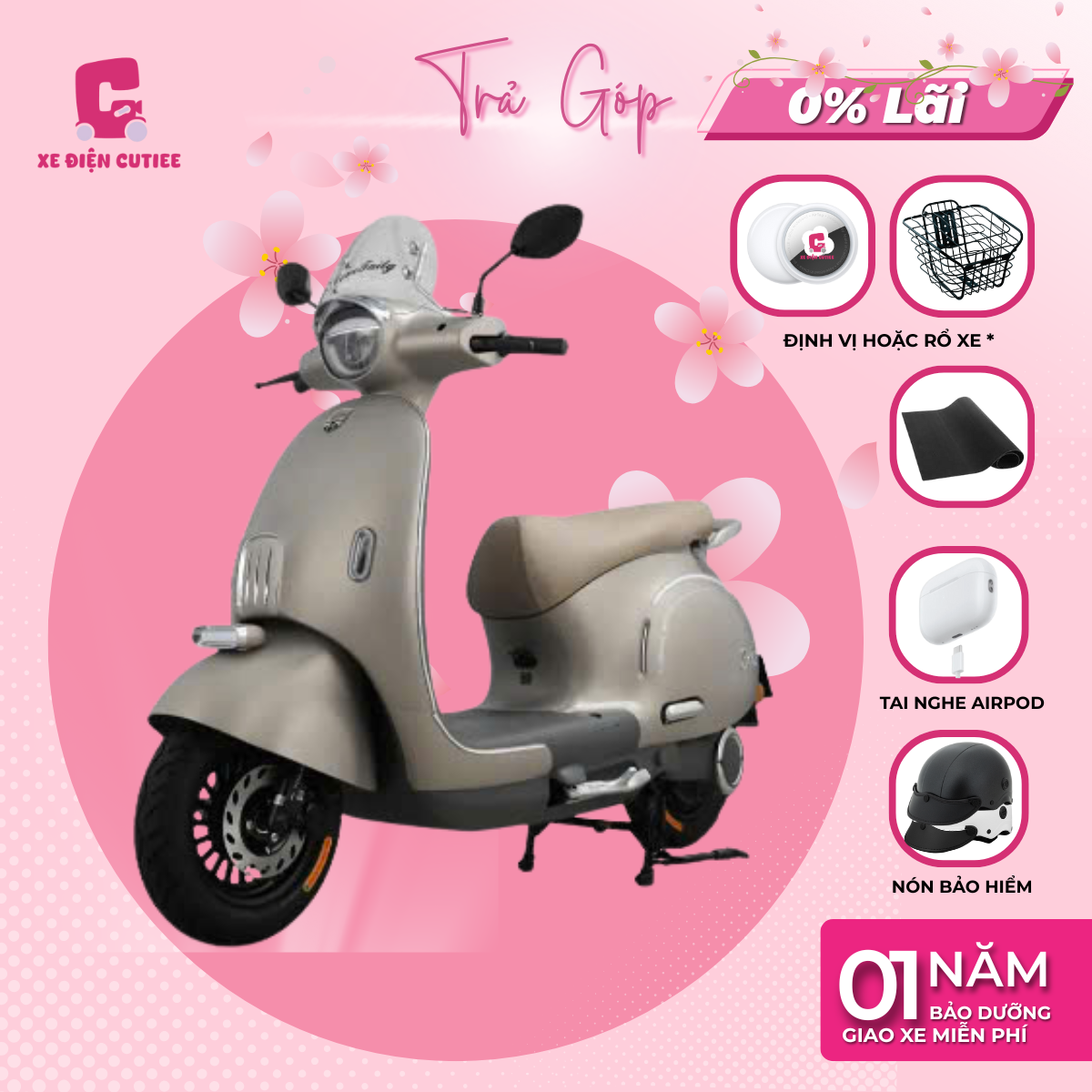 Xe Máy Điện TAILG R60 - Chính Hãng TAILG - Xe Điện Cutiee