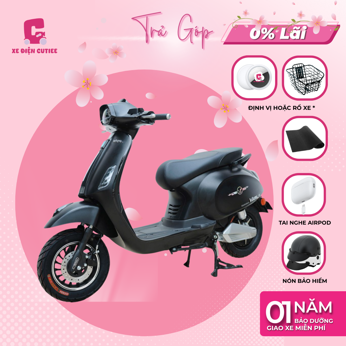 Xe Máy Điện Victoria V88