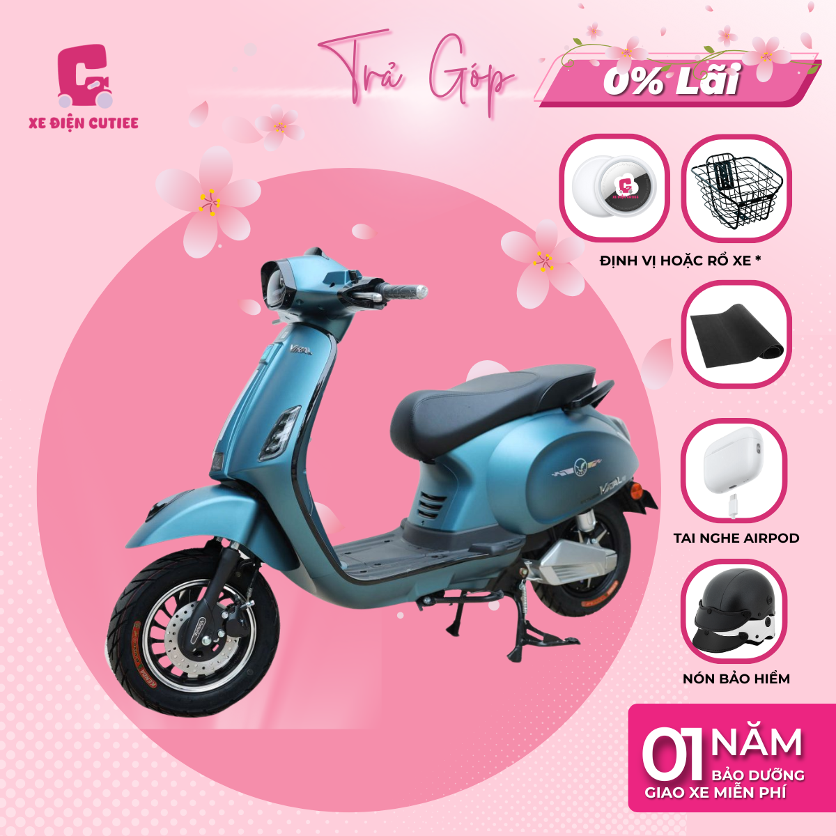 Xe Máy Điện Victoria Viral Pro