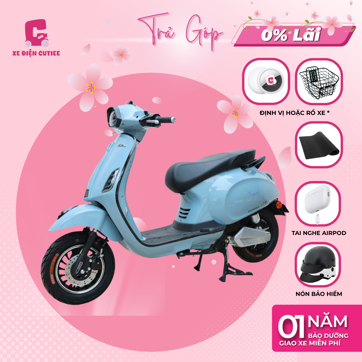 Xe Máy Điện Victoria Viral Pro