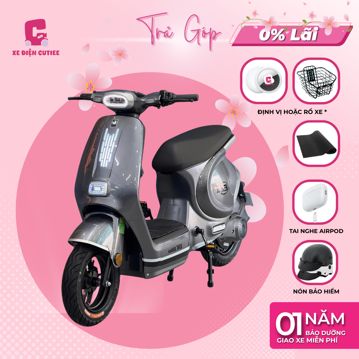 DK BIKE EZ 2 2025 - Hãng xe chính hãng DK BIKE