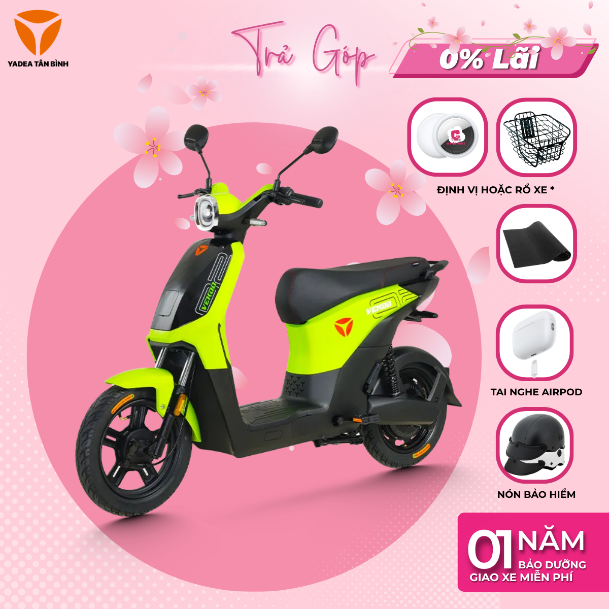 Xe Điện Yadea Vekoo - Hãng Xe Top 1 TG