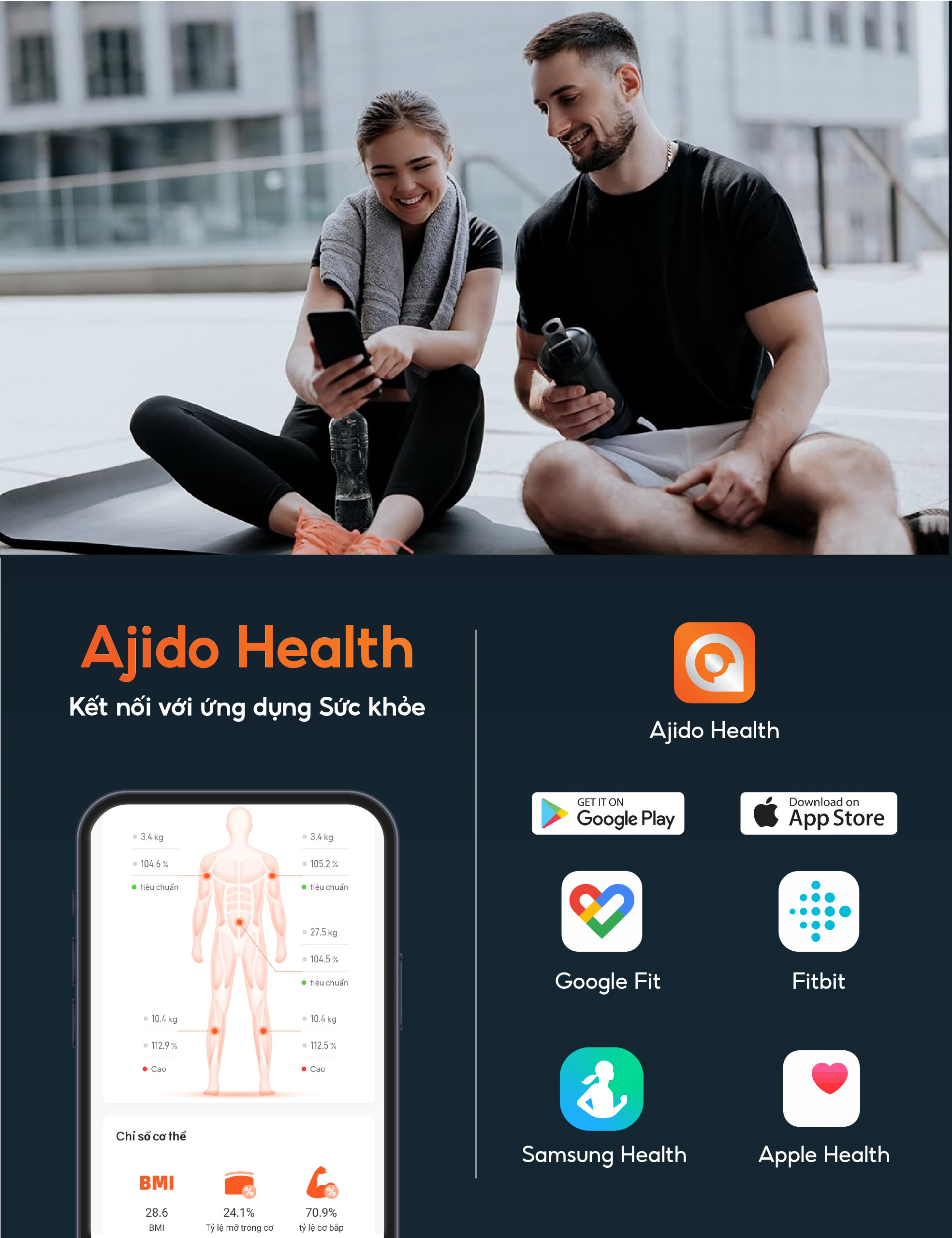 Cân Điện Từ Thông Minh Ajido VASLIST V6 LITE