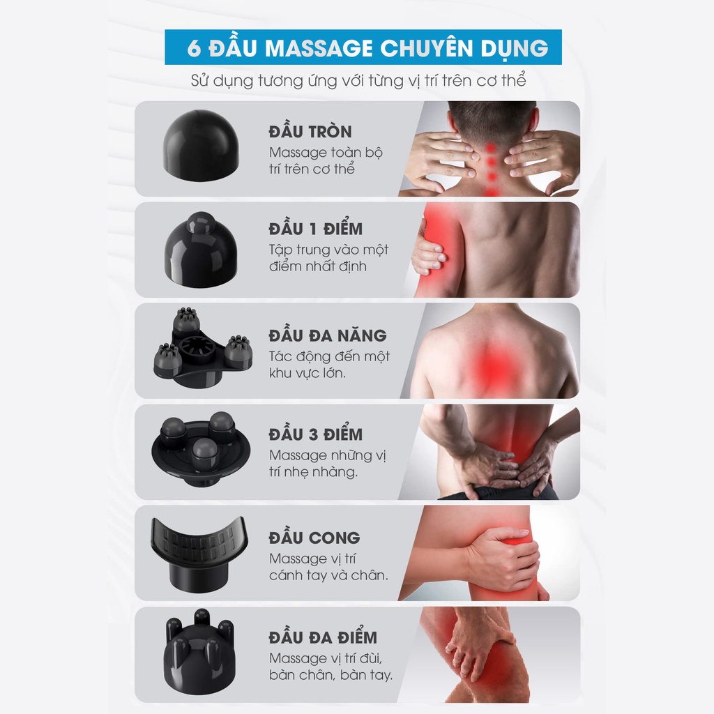 Máy Massage Cầm Tay Không Dây AJIDO AJ - MH48