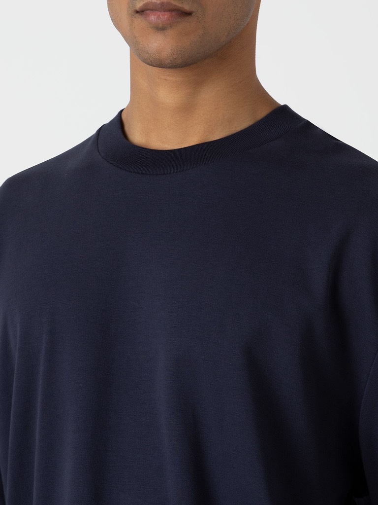 Heavy Weight Oversized T Shirt in Navy