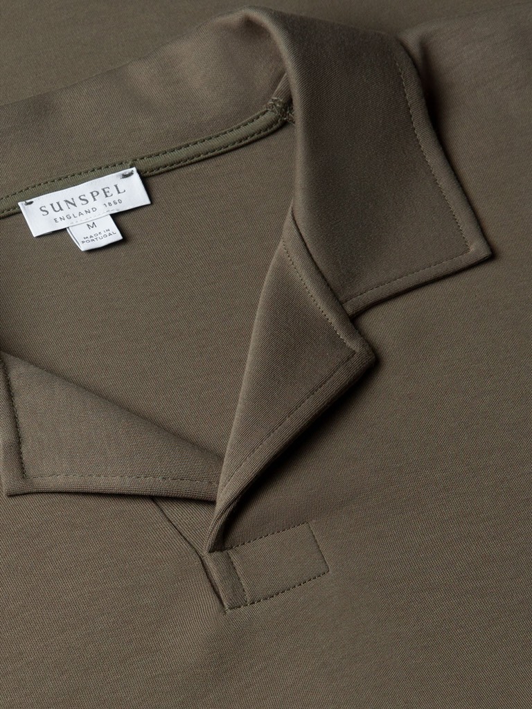 Heavyweight Polo Shirt in Khaki