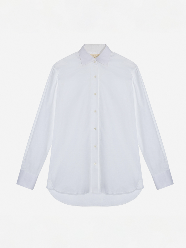 Canclini white poplin shirt 01T