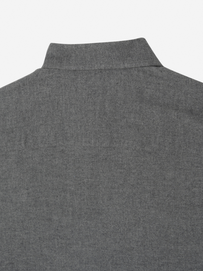 Canclini grey flannel shirt 01X