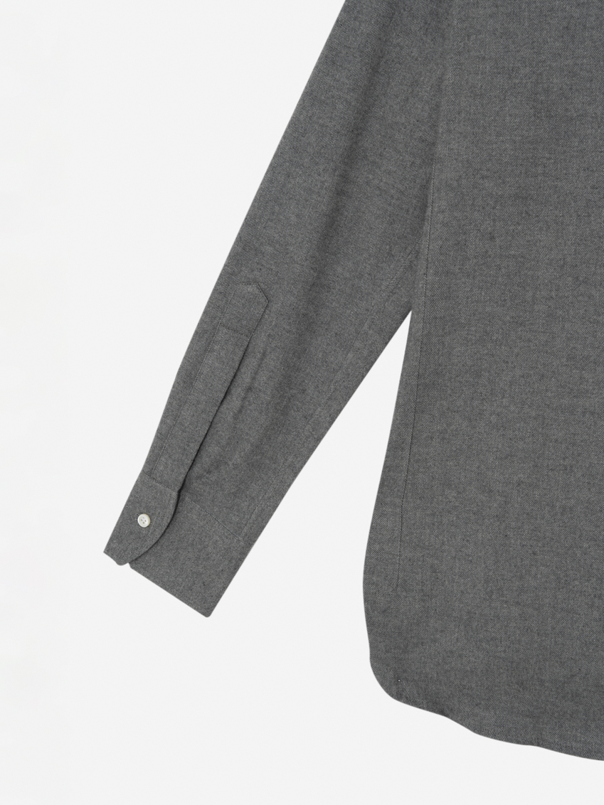 Canclini grey flannel shirt 01X