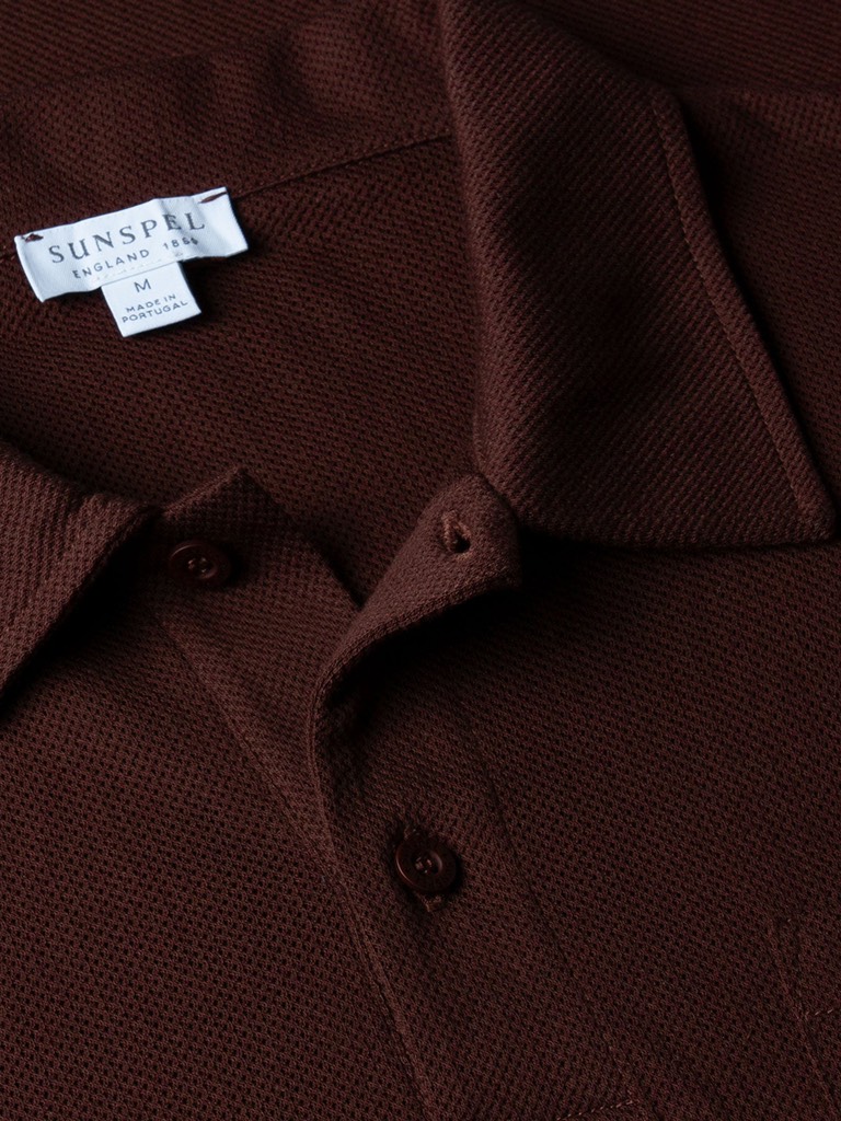 Riviera Polo Shirt in Raisin