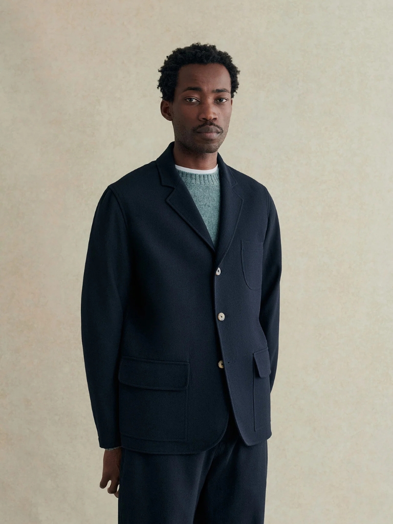 Navy Water Repellent Geography Teacher Jacket