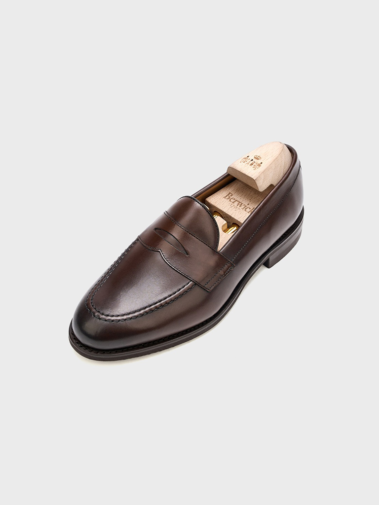 H8 Dark Brown Soft Calf Penny Loafer