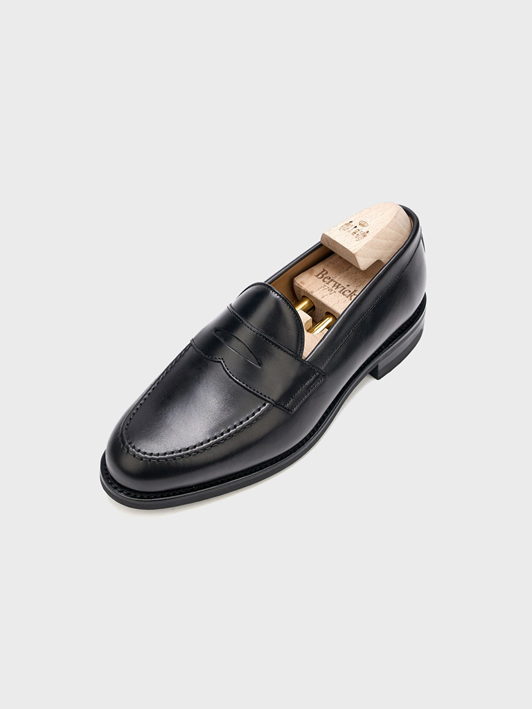 H8 Black Soft Calf Penny Loafer